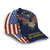 BlueJose Patriotic Eagle Hat, United States Full Printed Personalized Cap American Flag Pattern