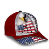 BlueJose Patriotic Eagle Usa Hat, United States Full Printed Personalized Cap