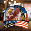 BlueJose Premium Unique Patriotic Eagle Hat, United States Full Printed Personalized American Flag Cap