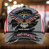 BlueJose Premium United States Eagle 3D Cap Patriot By Choice Multicolor Personalized