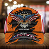 BlueJose Premium United States Eagle 3D Cap Patriot By Choice Multicolor Personalized