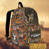 BlueJose Deer Hunting Name State & Flag Personalized Backpack