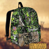 BlueJose Deer Hunting Name State & Flag Personalized Backpack