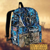 BlueJose Deer Hunting Name State & Flag Personalized Backpack