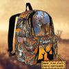 BlueJose Deer Hunting Name State & Flag Personalized Backpack