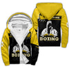 BlueJose Custom Name Yellow Black Boxing 3D Hoodie